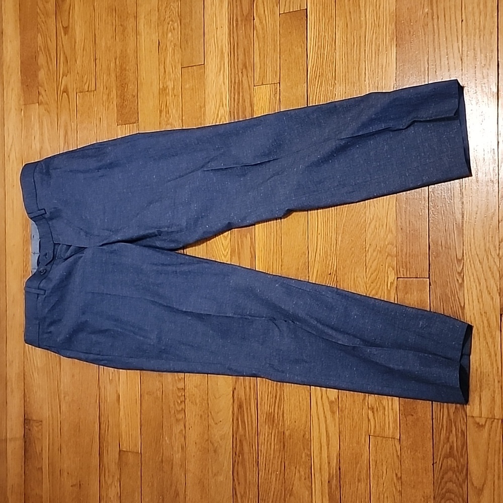 Bonobos slim fit dress pants 33x30 in blue speckle
